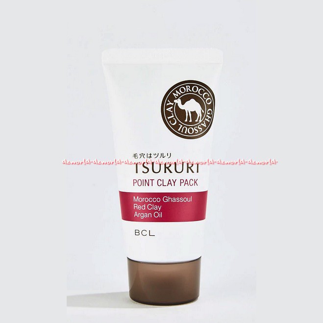 Tsururi Point Clay Pack 55gr Argan Oil Pasker Clay Untuk Komedo Trusuri