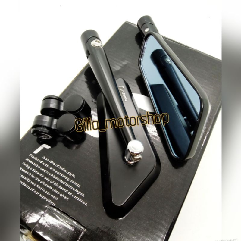 Spion Circuit Rizoma logo r CNC Aluminium Black series Universal Motor