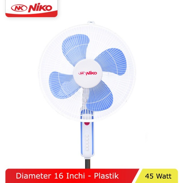 NIKO Kipas Angin Stand Fan 16&quot; NK 16 NL Silang - Garansi Resmi 1 Tahun