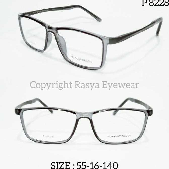 Kacamata Sport Pria Porsche Design P'8228 Titanium Free Lensa Minus Terbaru