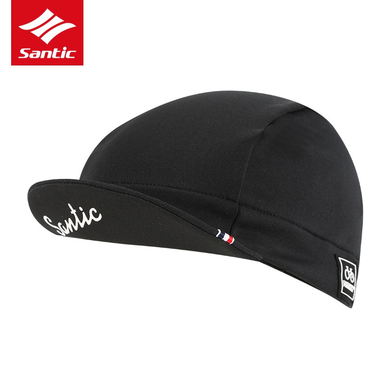 Santic Topi Bersepeda Pria Thermal Fleece Topi Visor Balap Santic Topi Bersepeda Pria Thermal Fleece Topi Visor Balap