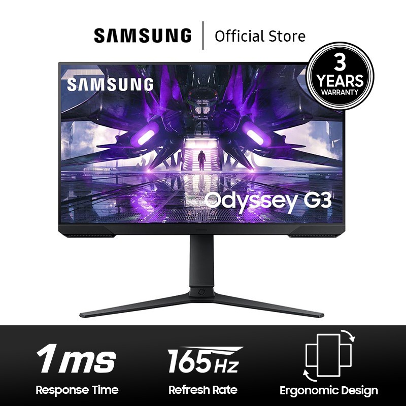 Samsung Odyssey G3 24&quot; Gaming Monitor Full HD 165Hz LS24AG320NEXXD LS24AG320