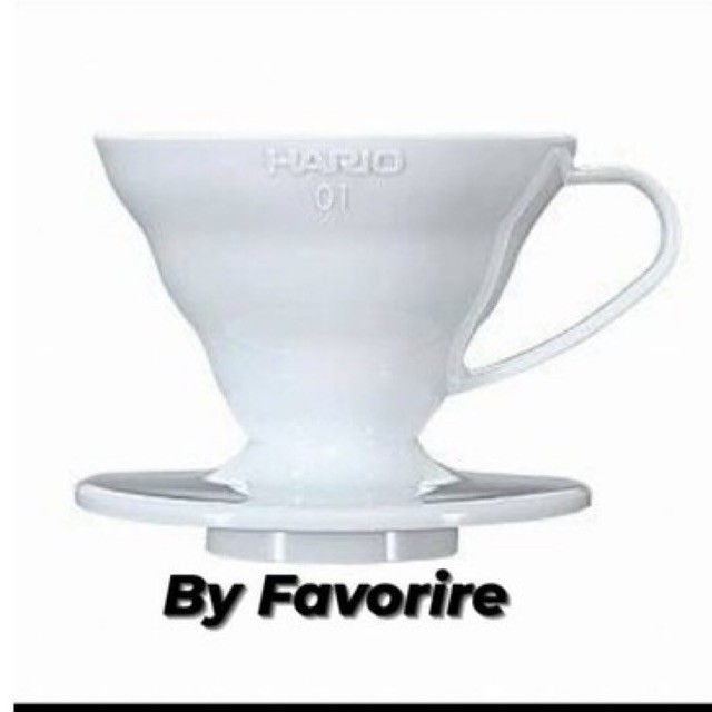

Hario V60 Dripper White Plastic (VD-01W) Original
