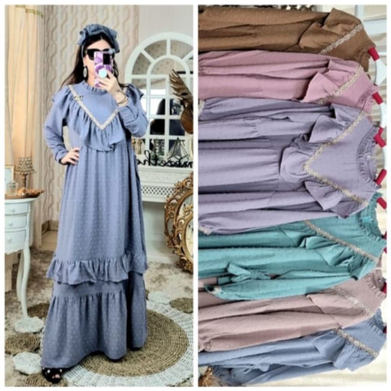 Sale ambyar gamis rubi MEIJIWANG