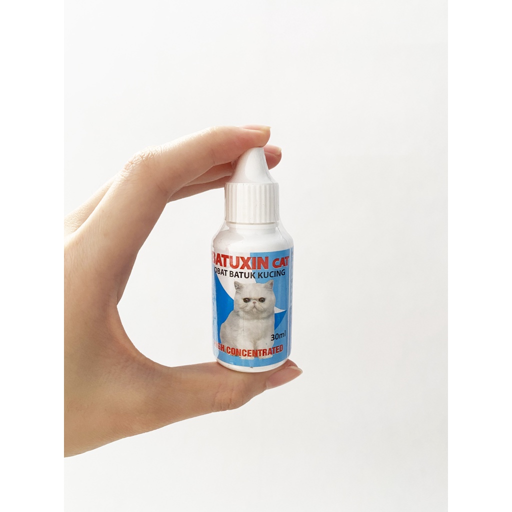 Batuxin Cat 60 ml - Obat Kucing Batuk Pilek Sesak Nafas Berdahak Bersin Demam