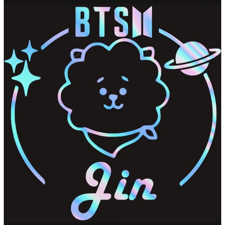 STIKER HOLOGRAM BT21