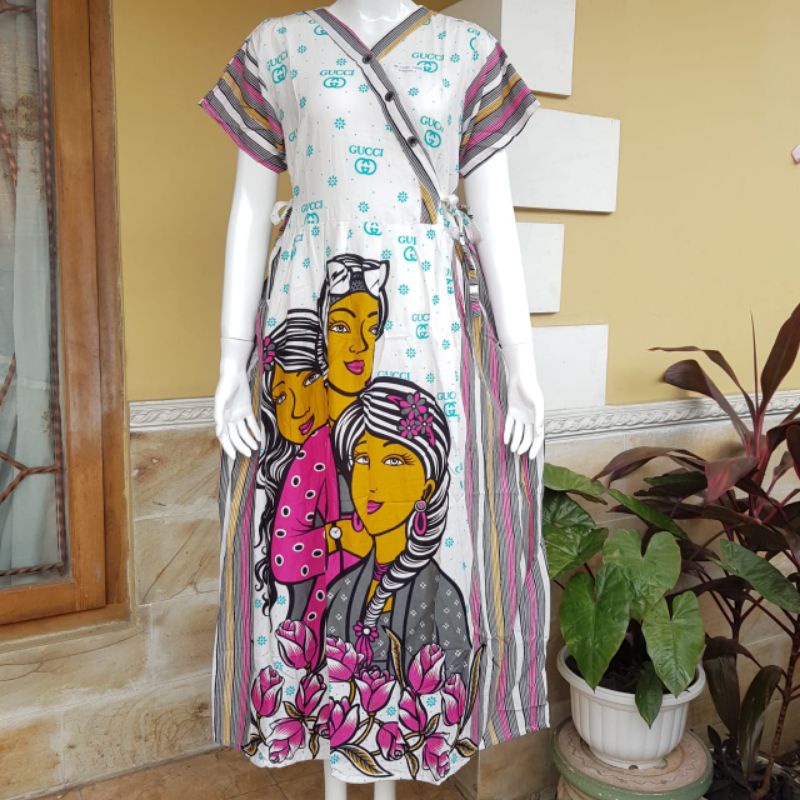 DASTER CHIBI LENGAN 2 HAP DASTER KIMONO HAP GROSIR DASTER SOLO BATIK HAP