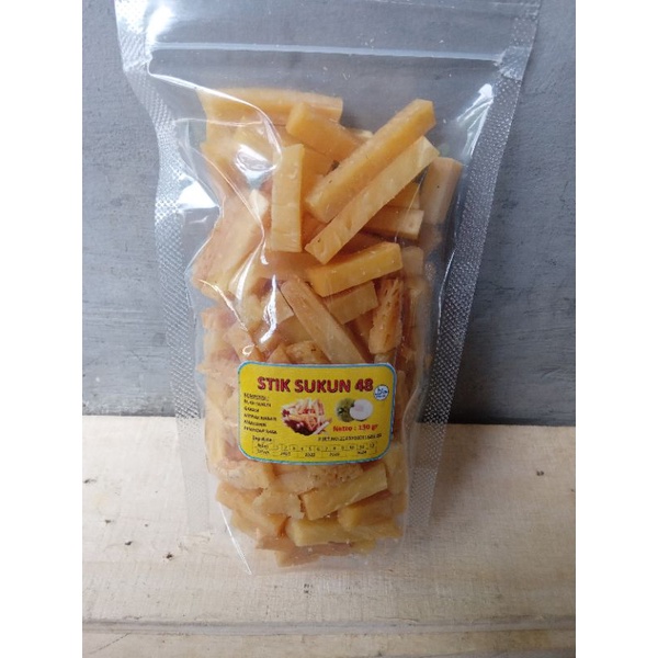 

MAKANAN RINGAN STIK SUKUN MENTEGA UKURAN 130 Gram
