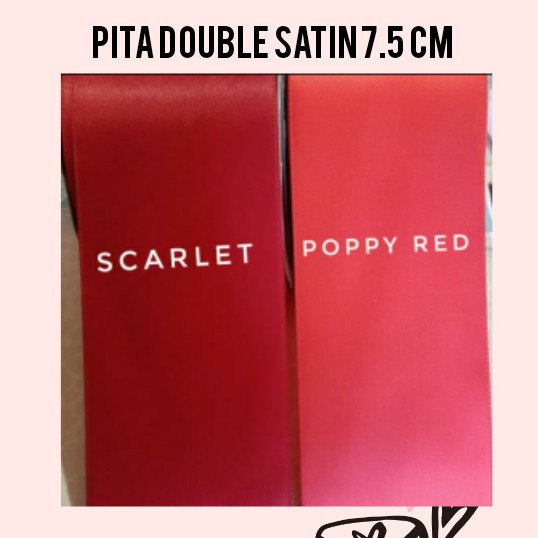 1 METER - 7.5 CM PITA DOUBLE SATIN