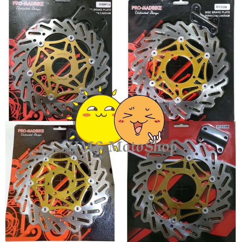 Piringan Cakram Depan Variasi Lebar,Disc Depan Variasi Lebar Ready Vixion,Byson,Cb150r,Tiger,Megapro