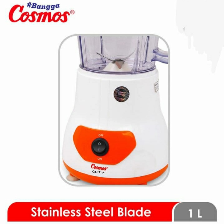 COSMOS CB 171 P - Blender Plastik 1 Liter 2in1 2 Tabung