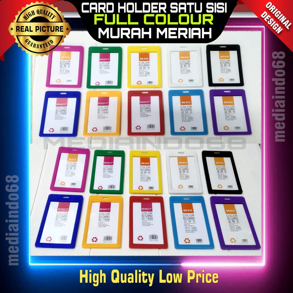 

TEMPAT ID CARD VARIASI KOTAK SATU SISI - FULL COLOUR