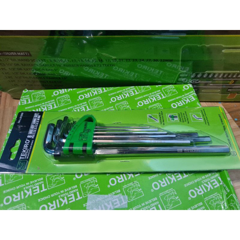 TEKIRO Kunci L Set Panjang 8 PCS 2 - 10 MM