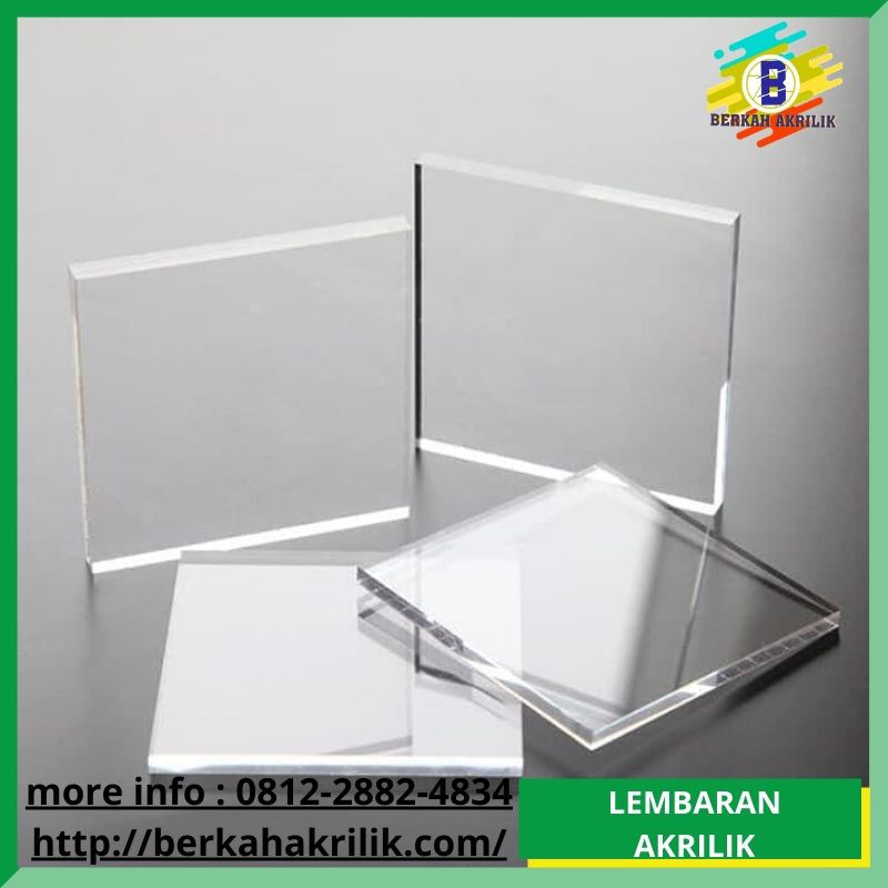 Jual Akrilik bening lembaran 5mm, Custom Lembaran akrilik murah
