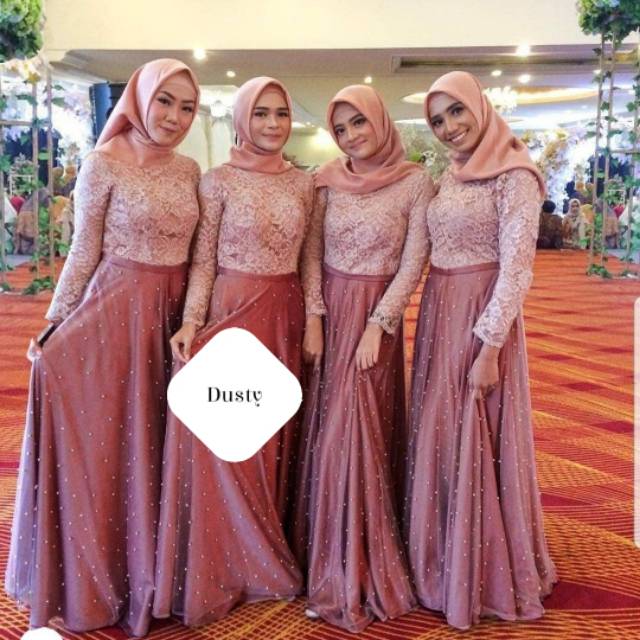 GAMIS MAXI ANDIRA BAJU MUSLIM PESTA MEWAH SERAGAMAN