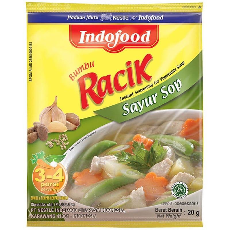 

Indofood Racik Bumbu Sayur Sop 20g