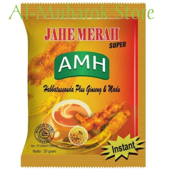 

TRADISIONALMINUMAN- JAHE MERAH AMH AMANAH (SACHET) -MINUMAN-TRADISIONAL.