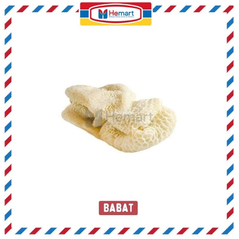 

[HEMART] BABAT SAPI 500 GRAM (PUTIH/SUDAH BERSIH) / DAGING SEGAR