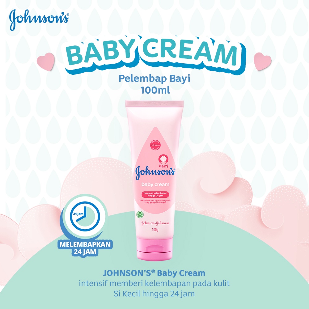 Johnson's Baby Cream 50gr dan 100gr