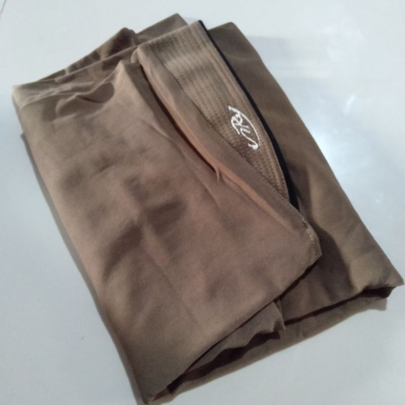 (Ori Arey)•Syar'i Lis•Jilbab Instan Jersey Airis Semi Jumbo Lis Syari-Moka