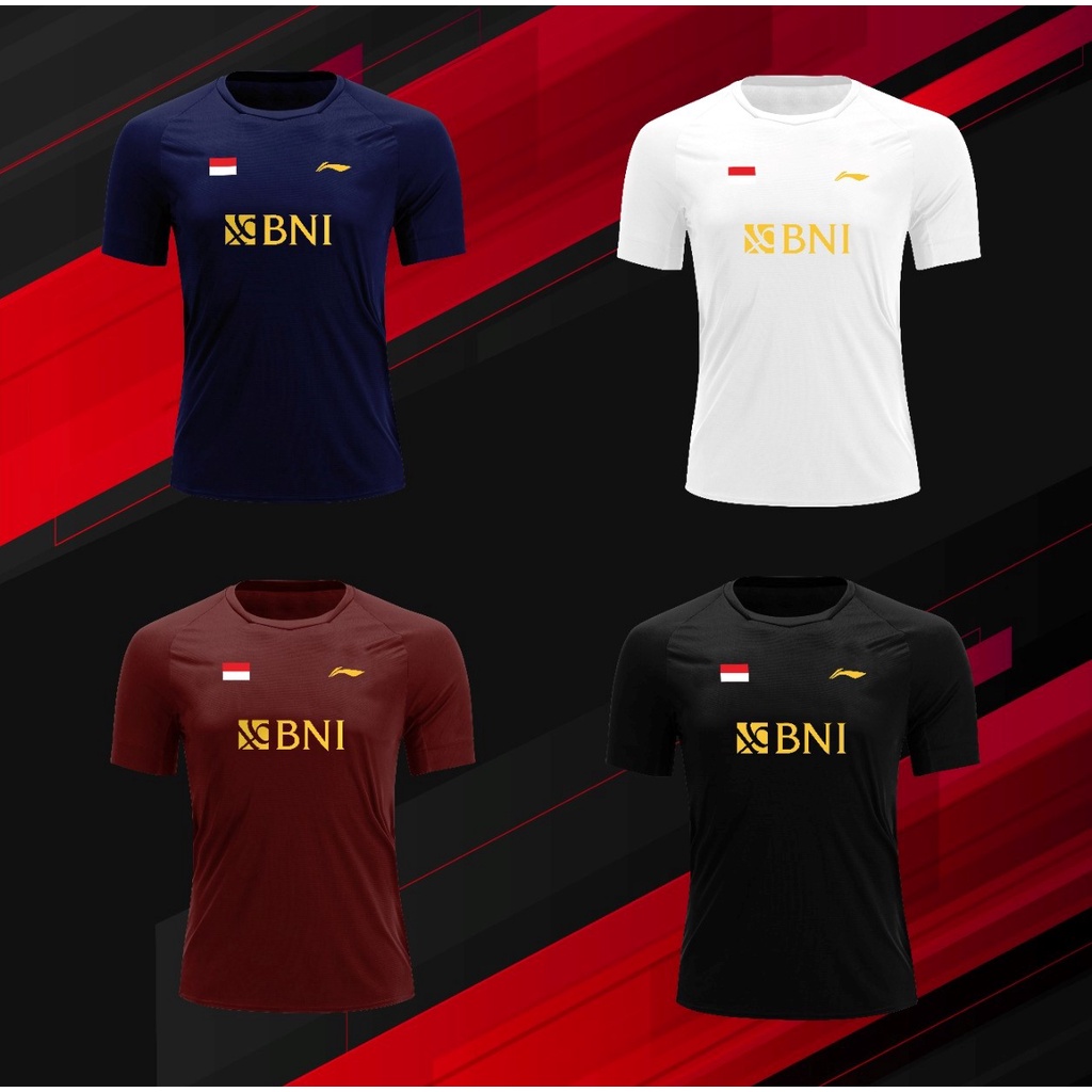 Kaos Baju Badminton Special BNI - Bahan Katun