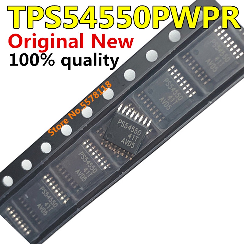 [Stok] 5-10pcs 100% Baru TPS54550PWPR TPS54550 PS54550 54550 TSSOP-16 Chipset