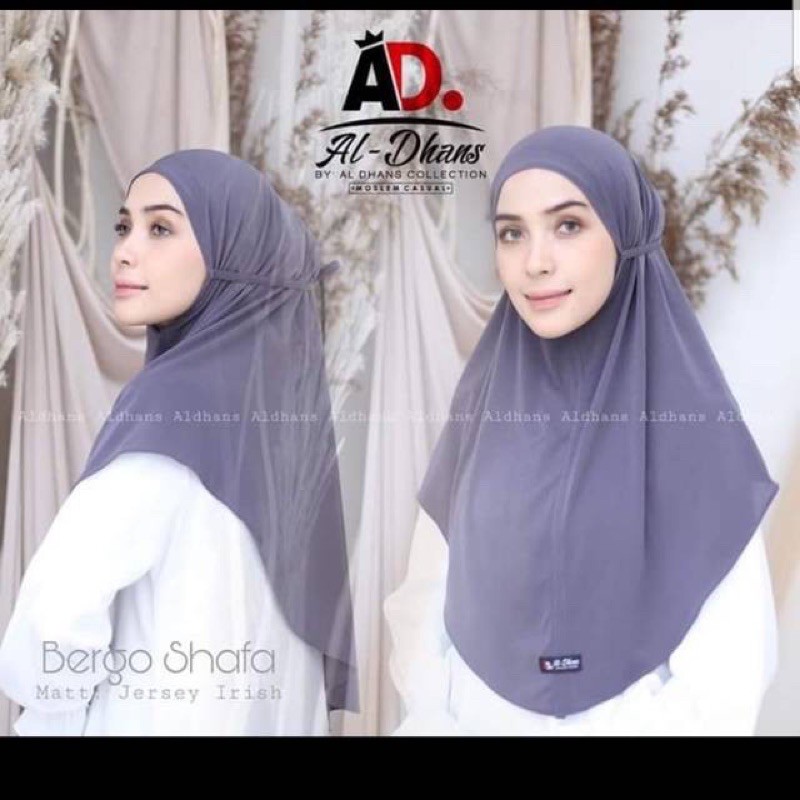 HIJAB INSTAN BERGO AL DHANS SHAFA BERGO SHAFA ORI ALDHANS BERGO MARYAM JILBAB ALDHANS