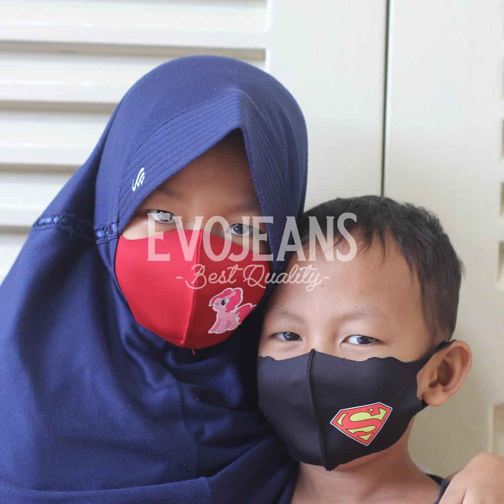 MASKER SCUBA ANAK - DEWASA - MOTIF PRINT DAN POLOS BY. EVO JEANS