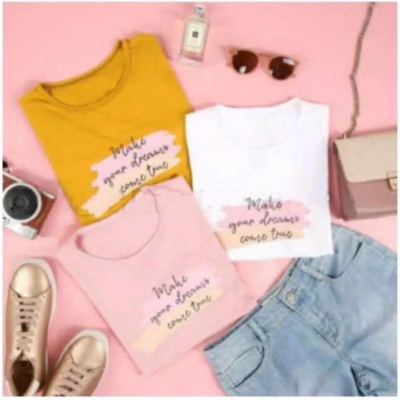 TUMBLR TEE LONGSLEEVE MAKE YOUR DREAM COME TRUE | MAKE YOUR DREAMS COME TRUE | ATASAN WANITA MURAH