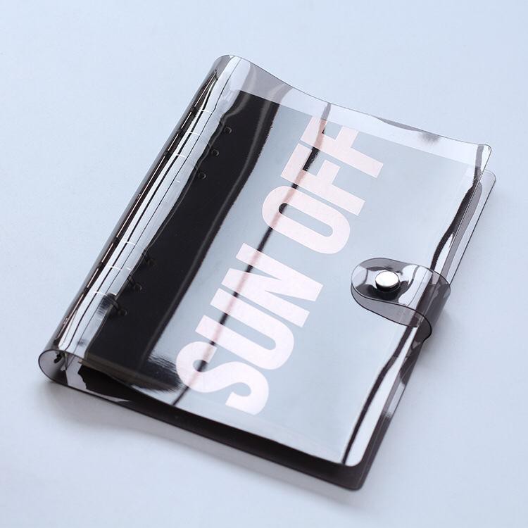 [THE UNIVERSE] Buku Binder A5 6 Ring Transparan Binder Cover Notebook Binder Hologram - ST004