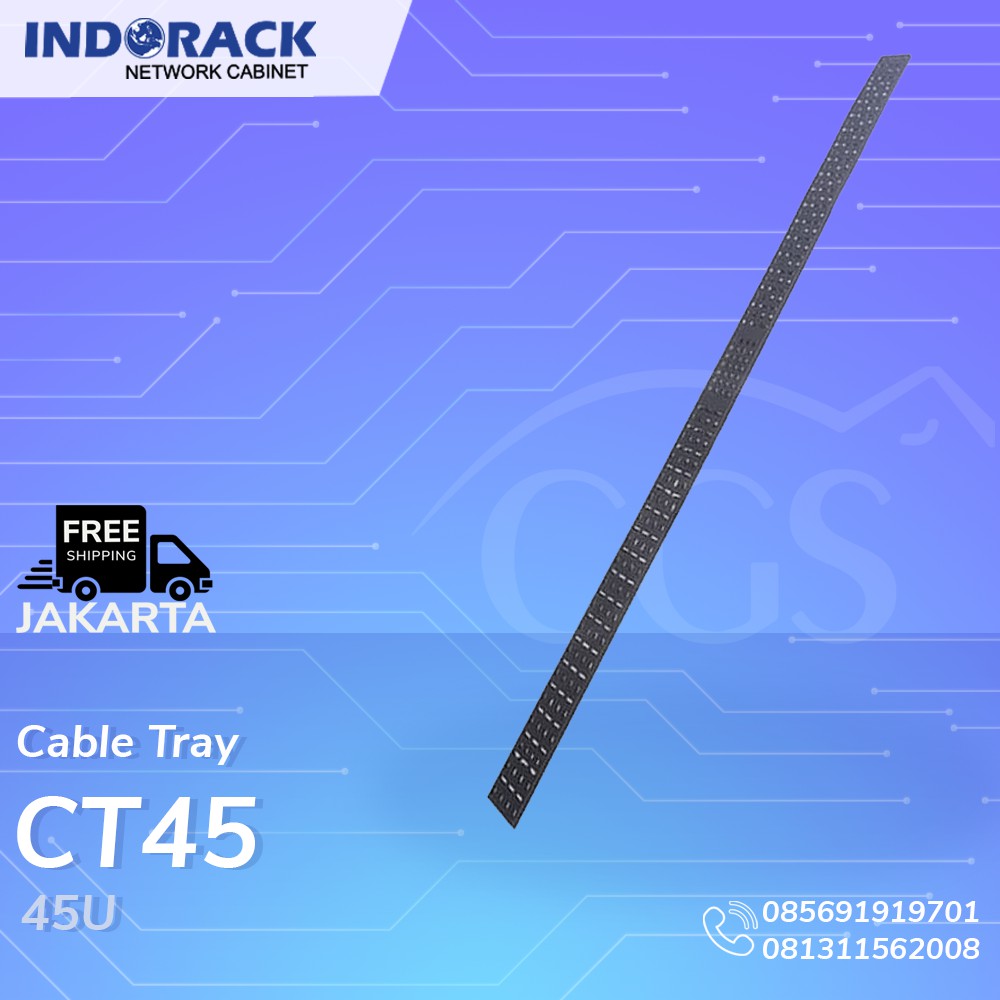 Indorack CT45 Cable Tray For 45U Rack