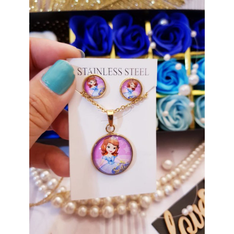 Titanium Kalung anting anak 2303o