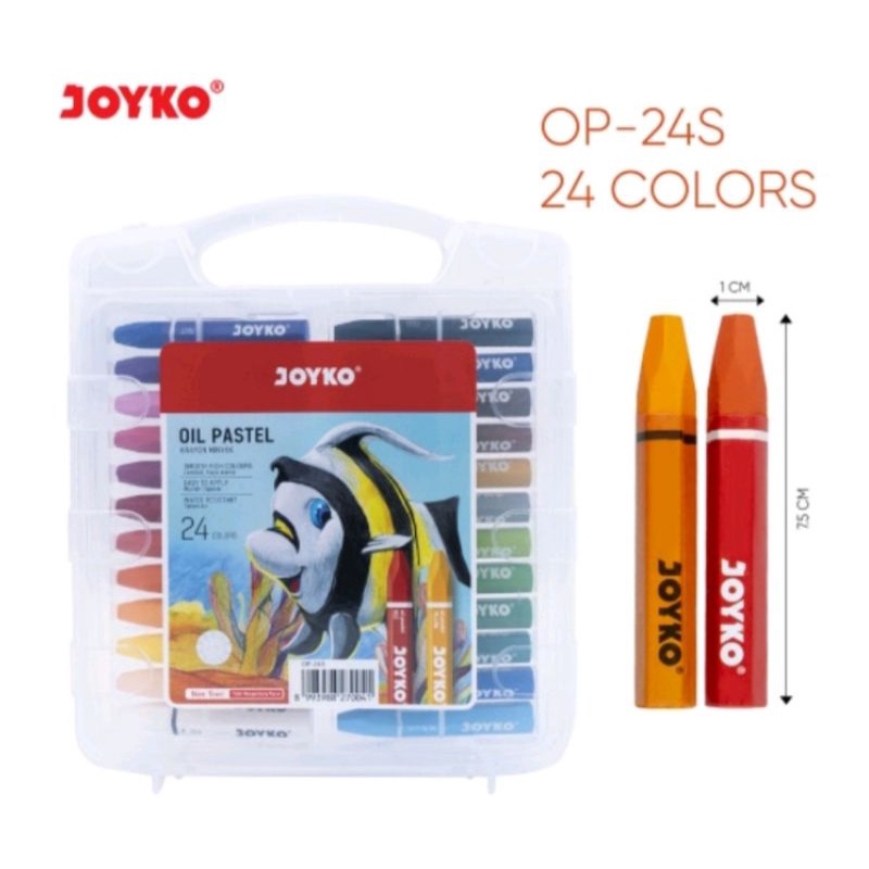

Crayon Titi Joyko 24 Warna Krayon Oil Pastel Joyko
