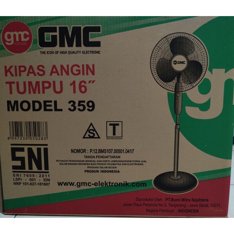 Kipas Angin Berdiri GMC 359/ STANDFAN GMC 359