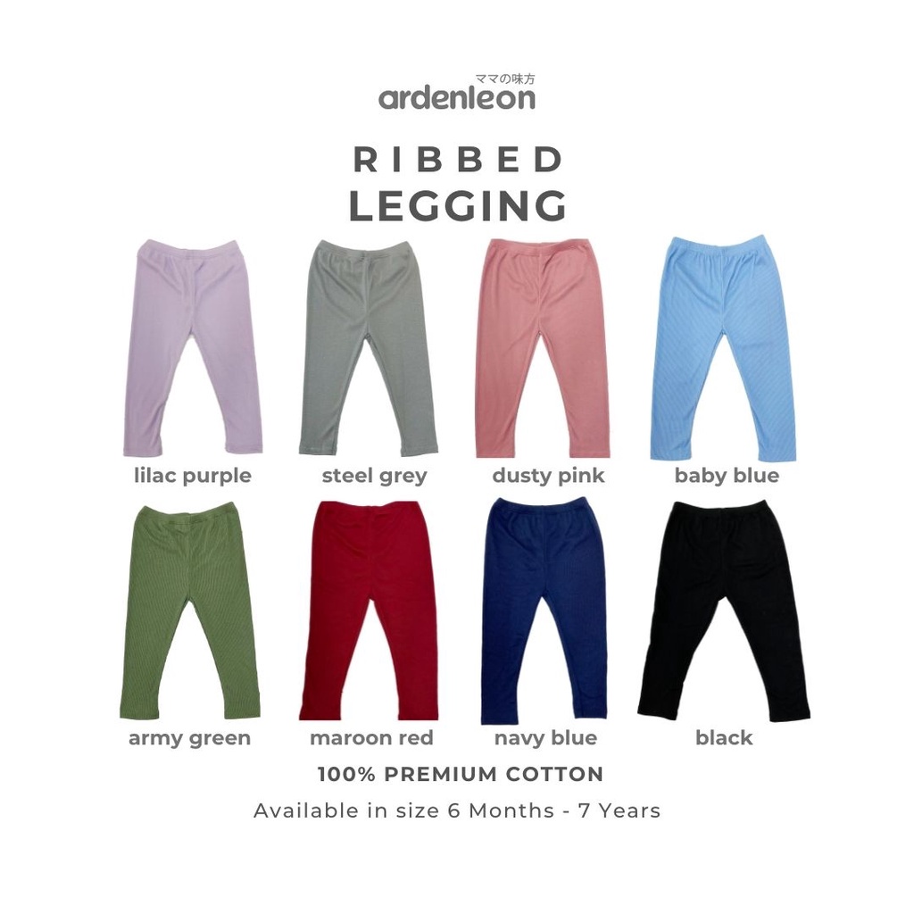 Ardenleon Unisex Ribbed Legging