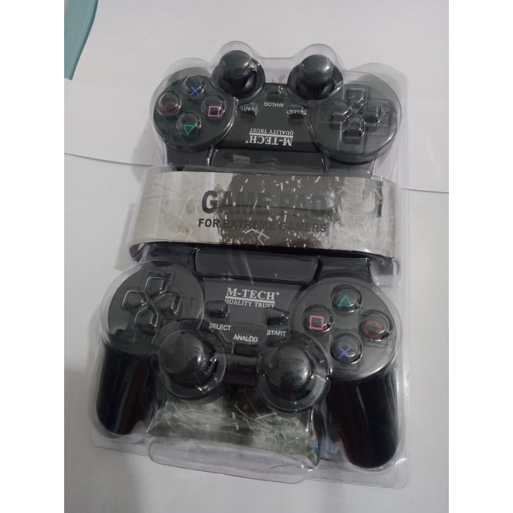 Joystick / Gamepad M-Tech USB Double Hitam