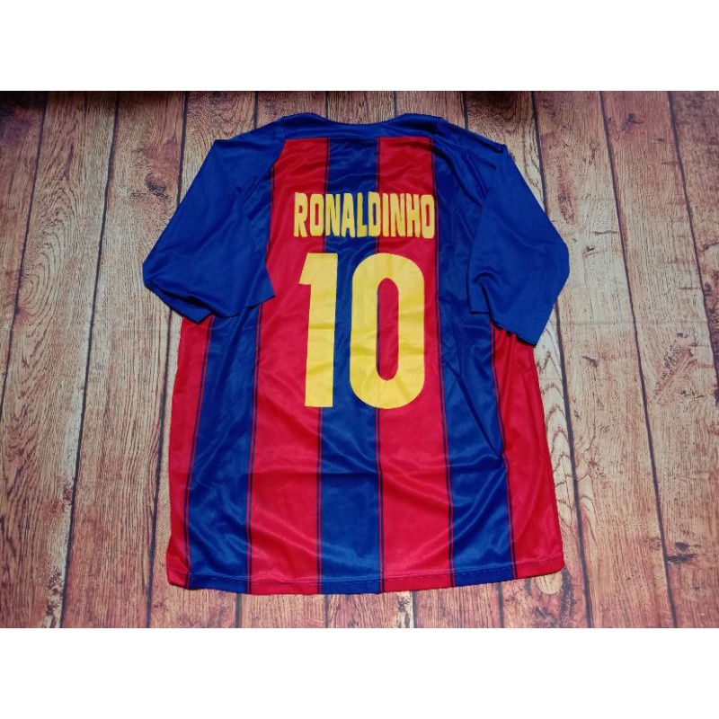 Jersey retro Barcelona home nns ronaldinho