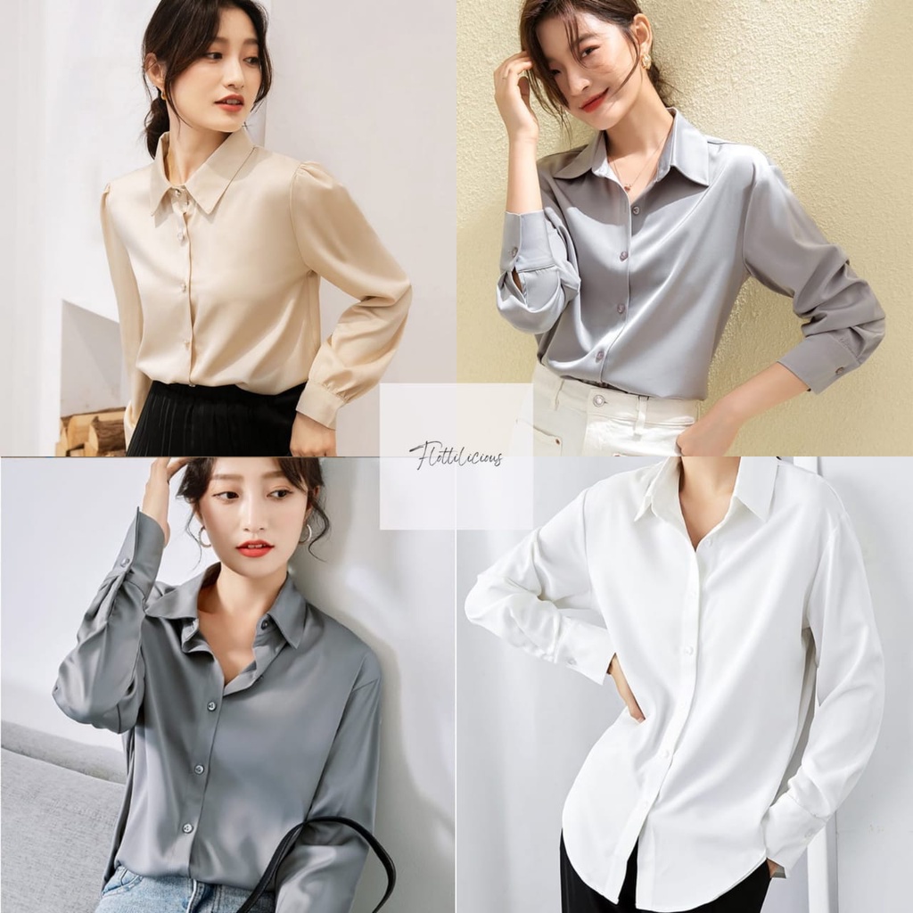 ELNARA SHIRT - FLOTTILICIOUS / ATASAN MURAH / BLOUSE MURAH / GROSIR BAJU ONLINE