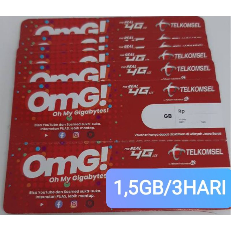 VOUCHER TELKOMSEL SUMBAGSEL ZONA 1