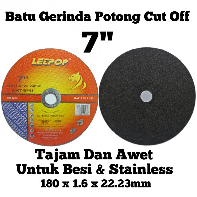 Batu Gerinda Potong Cut Off 7&quot;/7inch