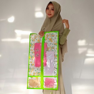 PROMO MURAH RAK JILBAB MOTIF BUNGA  HANGER KUALITAS 