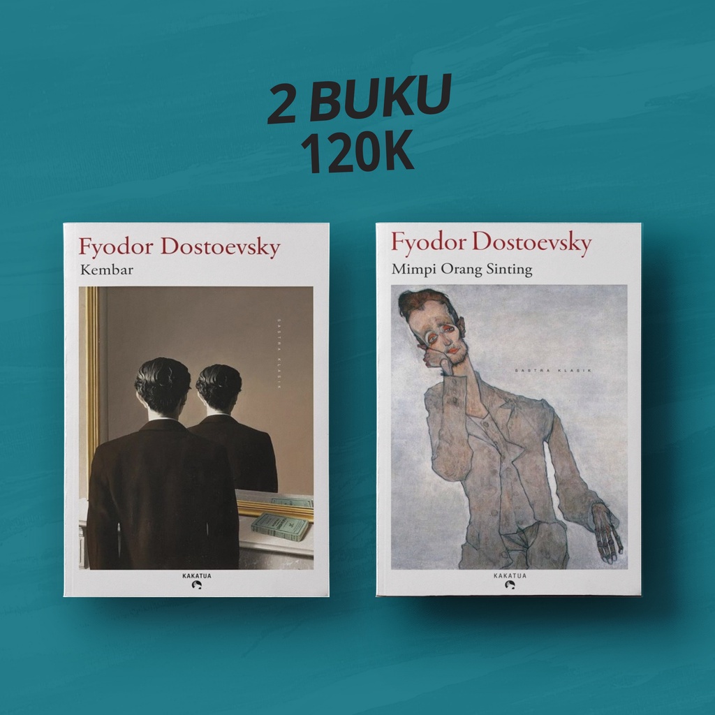 Paket Buku Fyodor Dostoevsky - Kembar dan Mimpi Orang Sinting