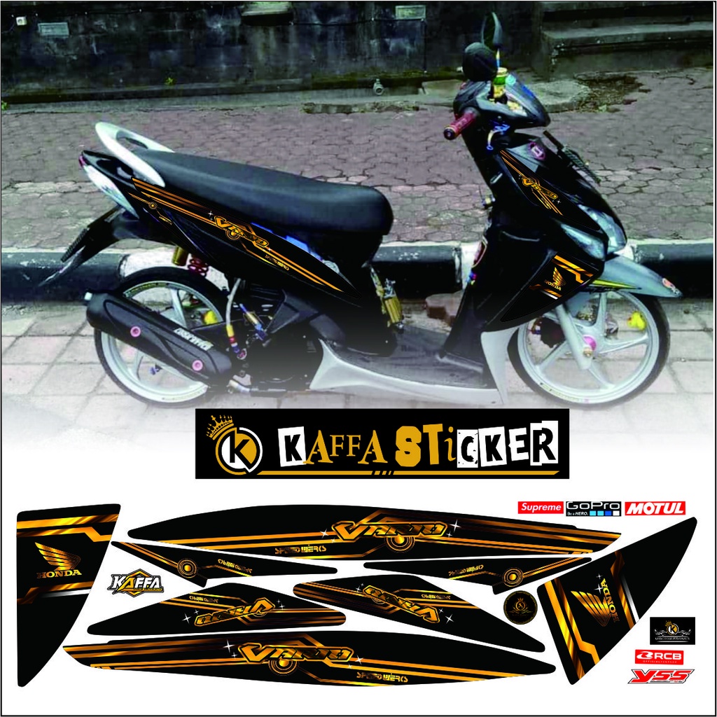 Striping Vario 110 Karbu Cw - Striping Variasi List Vario 110 Karbu Cw Racing Variasi