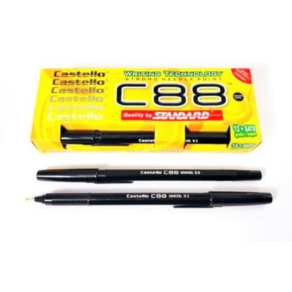 

Pen Standard Castello C88 0.5mm Hitam per Lusin Murah