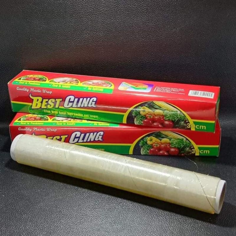 Best cling plastic wrap plastik wrapping 30cm x 30meter / plastik makanan / food