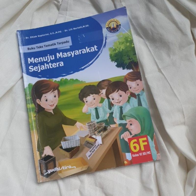 Buku teks tematik terpadu 6F,preloved