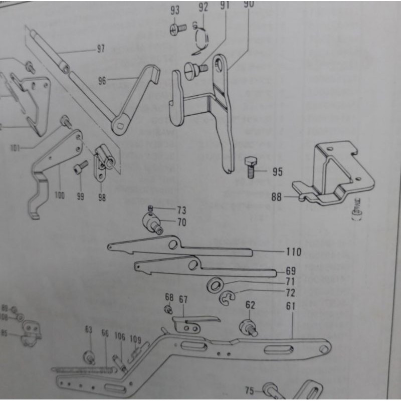 Baut Tahanan Rotary Brother LBH 814