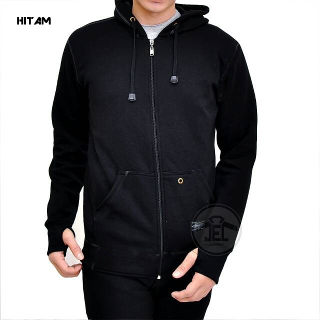 JEC BIG Size XXL Sweater Zipper Polos ROUNDHAND Hoodie Full Premium | Jaket | Switer | Jumbo