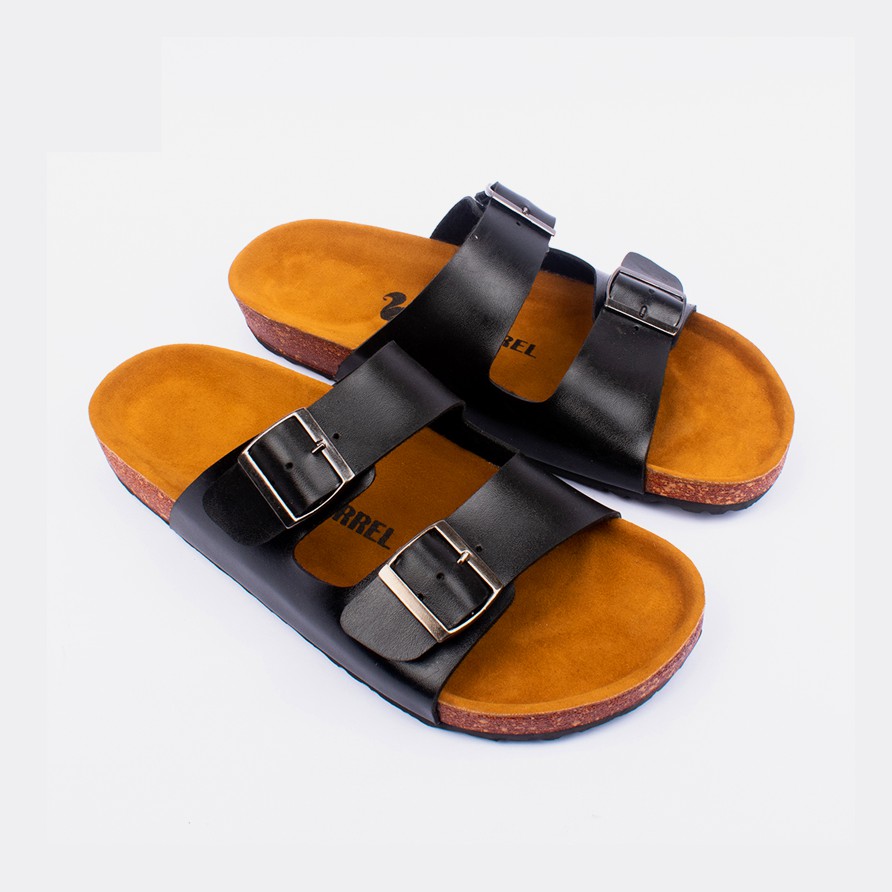 ADSON BLACK |FORIND x Squirrel| Sendal Strap Original Santai Kasual Pria/Wanita Sandal Footwear Ori