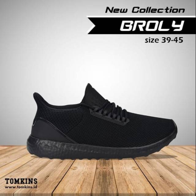 Sepatu tomkins pria broly black
